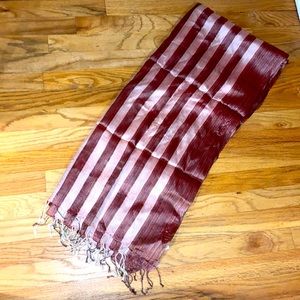 100% silk handcrafted scarf or shawl